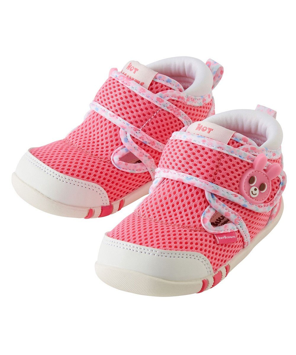 MIKI HOUSE HOT BISCUITS 【12-13cm】ダブルラッセル サマーファーストベビーシューズ 