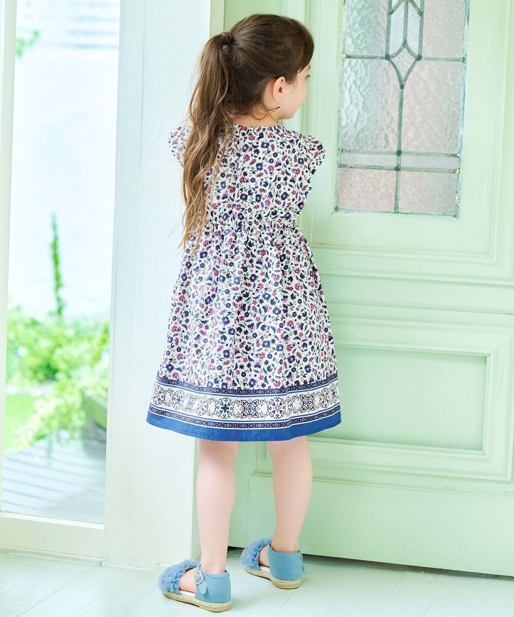 ANY KIDS 総柄 サマーワンピース 