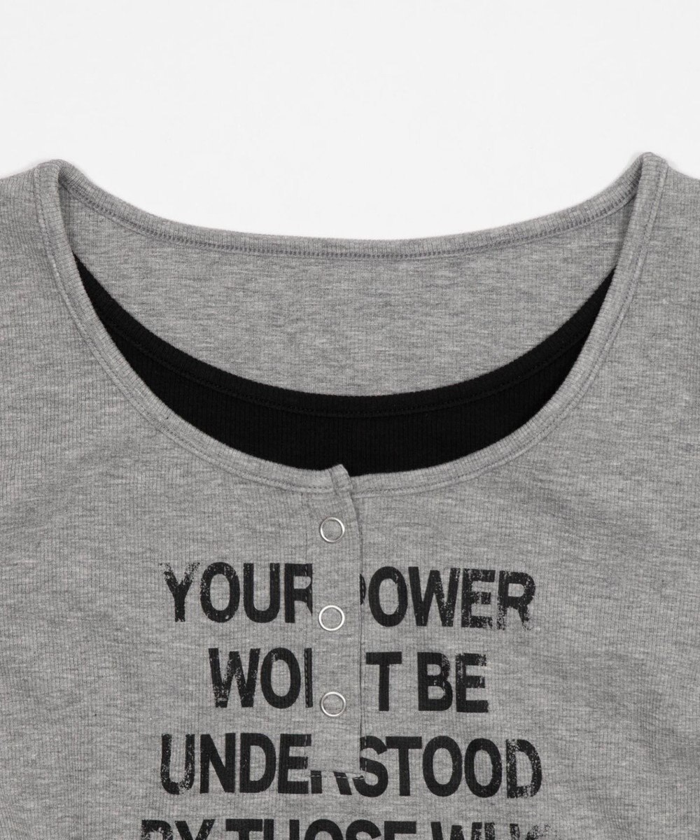 WEGO レイヤードグラフィックT 