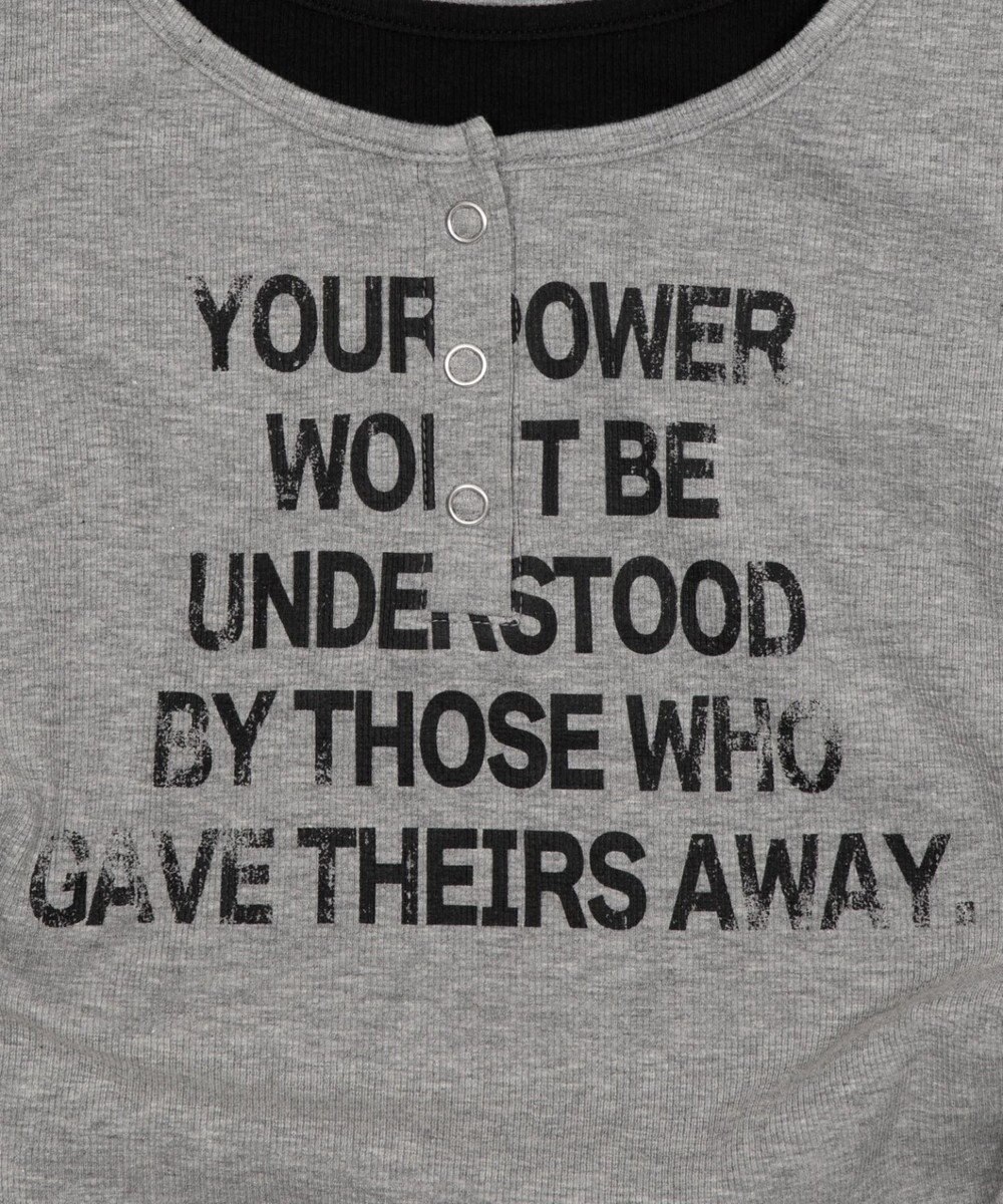 WEGO レイヤードグラフィックT 