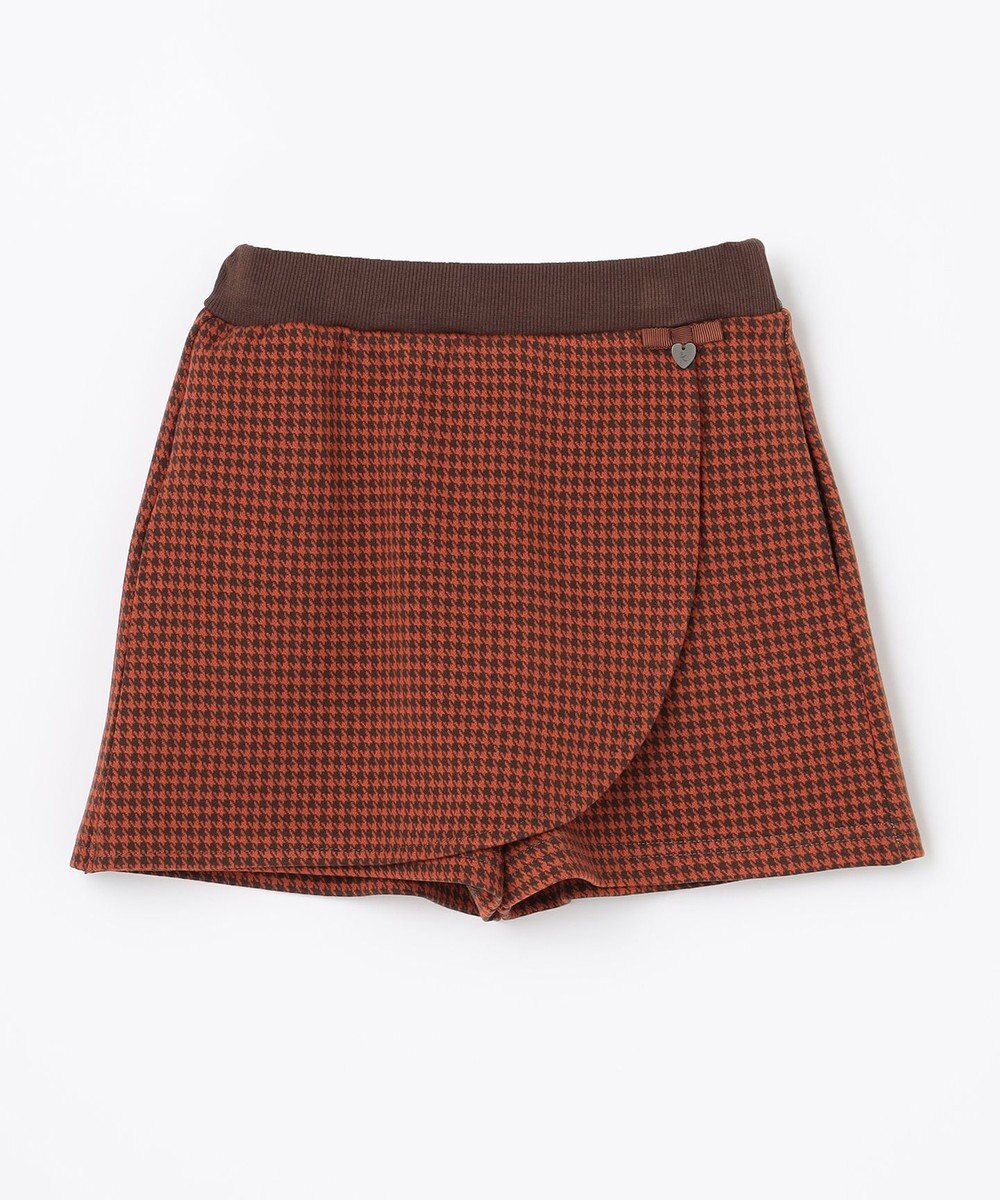組曲 KIDS 【110-140㎝】ハウンドトゥースラップ キュロット 