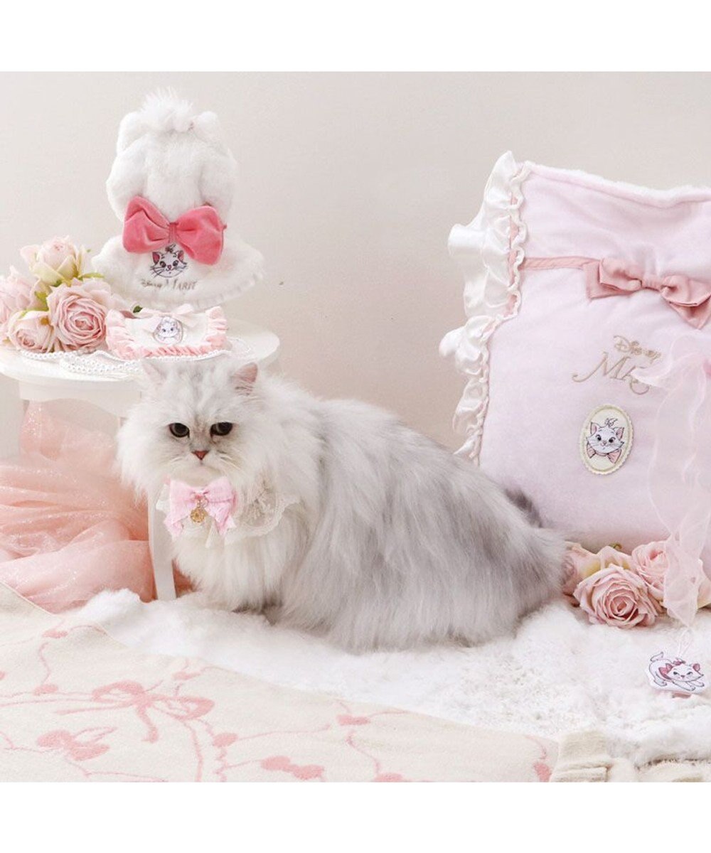 PET PARADISE ディズニー マリー 猫首輪  段リボン 小/中 