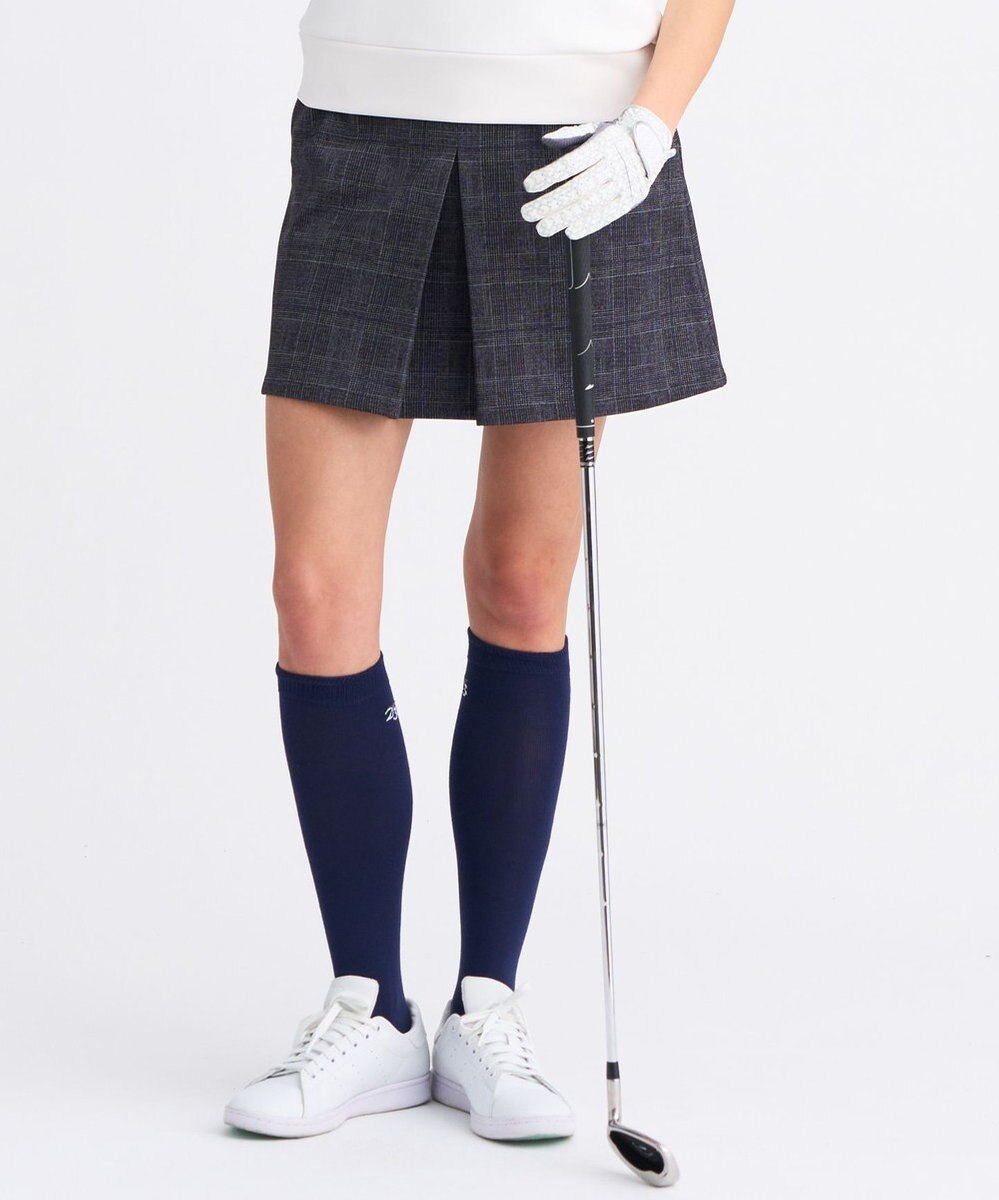 23区GOLF 【WOMEN】裏起毛ジャージースカート ストレッチ モノグラム 上品スタイル 