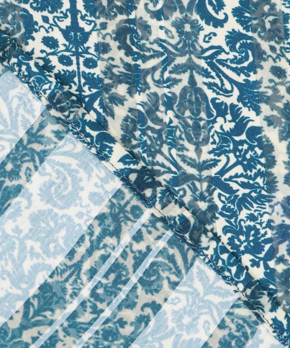 J.PRESS YORK STREET 【WOMEN】オリジナルタイルプリント ブラウス 