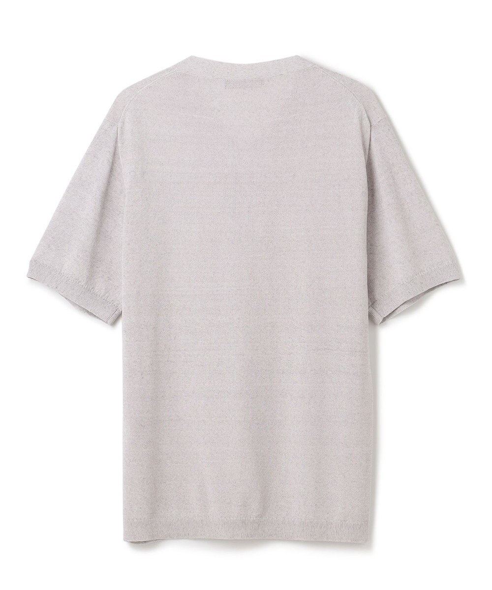 JOSEPH HOMME リネンナイロンプレーン　半袖ヘンリーネックニット 