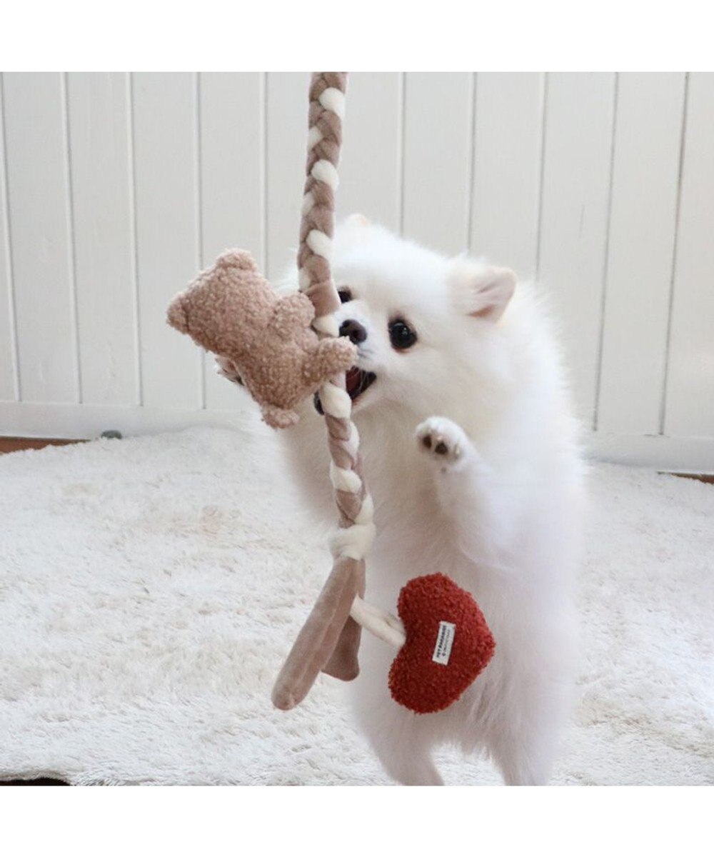 PET PARADISE  ペットパラダイス ロープ 編みトイ くま 