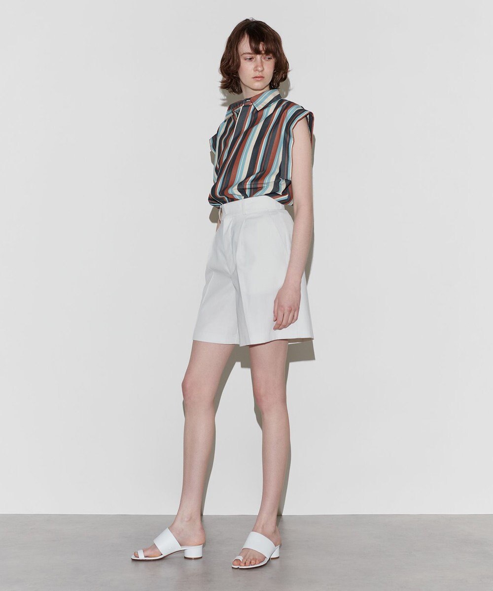 NAVE 【Nave 　洗える】ワイドストライプ ブラウス 