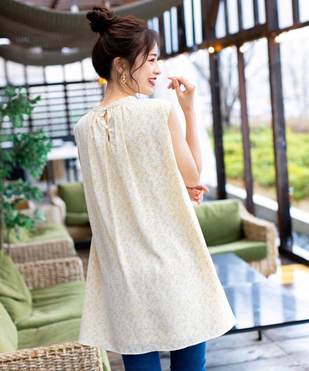 Tiaclasse 【洗える】体型カバーも叶うAラインギャザーチュニック 