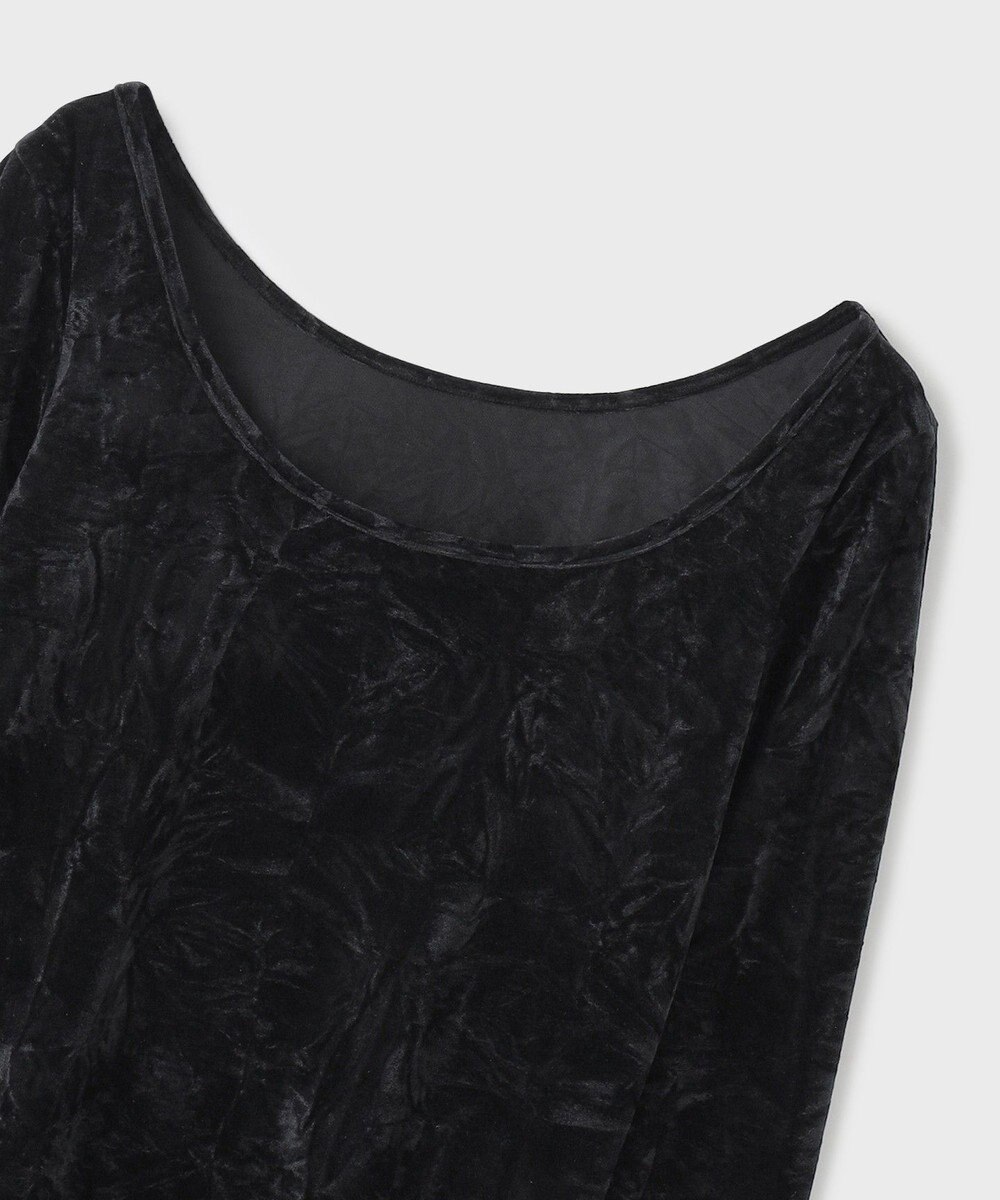 GRACE CONTINENTAL クラッシュベロアカットトップ 