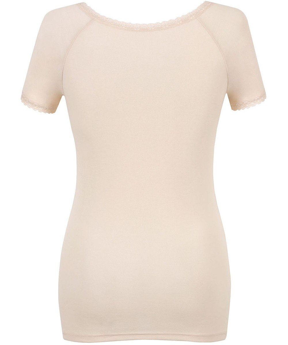 Wing インナー　【綿100％ シャリ感タイプ】　身生地部綿100％　ひんやりタッチ　３分袖　ウイング／ワコール　EL6361 