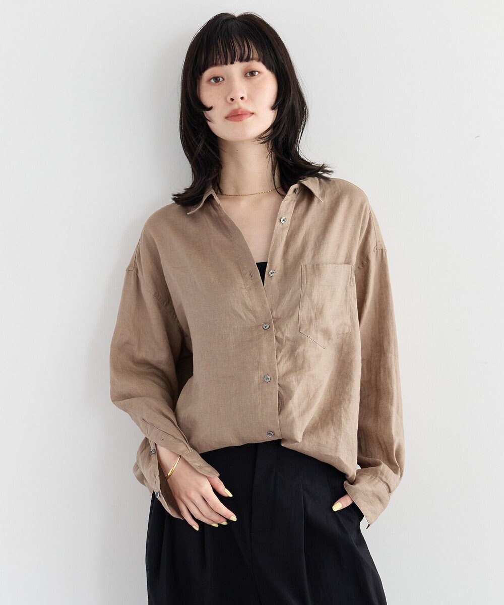 YECCA VECCA 3wayフレンチリネンシャツ 