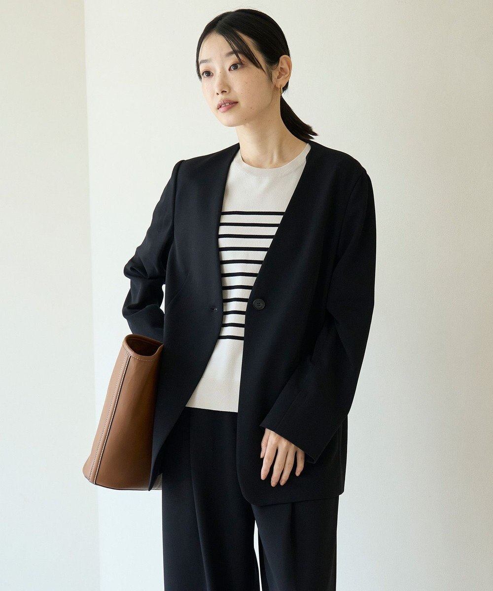 UNFILO BEAUTY MOVE ノーカラージャケット 