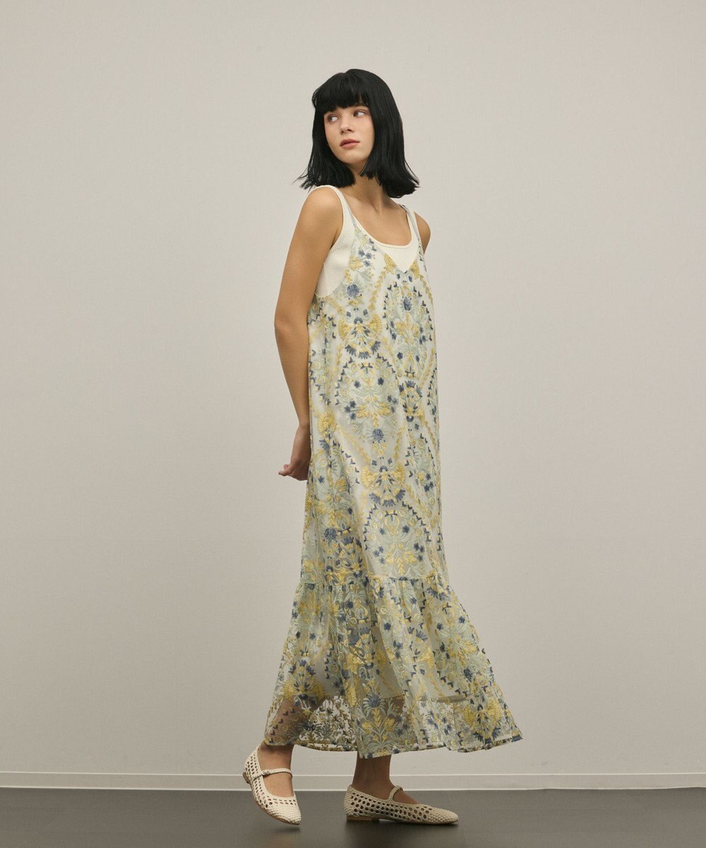 GRACE CONTINENTAL オーナメントembワンピース 