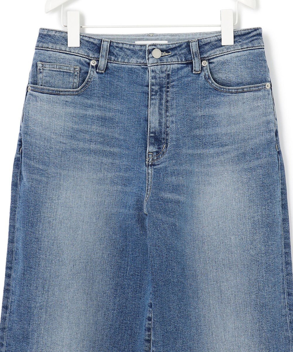 ICB 【WEB限定】【ICB×tamachan_style コラボ】スタイルアップ ワイドデニム 