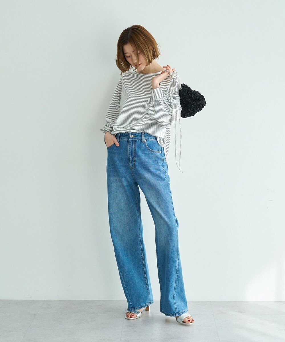 YECCA VECCA 2wayボリューム袖ブラウス 