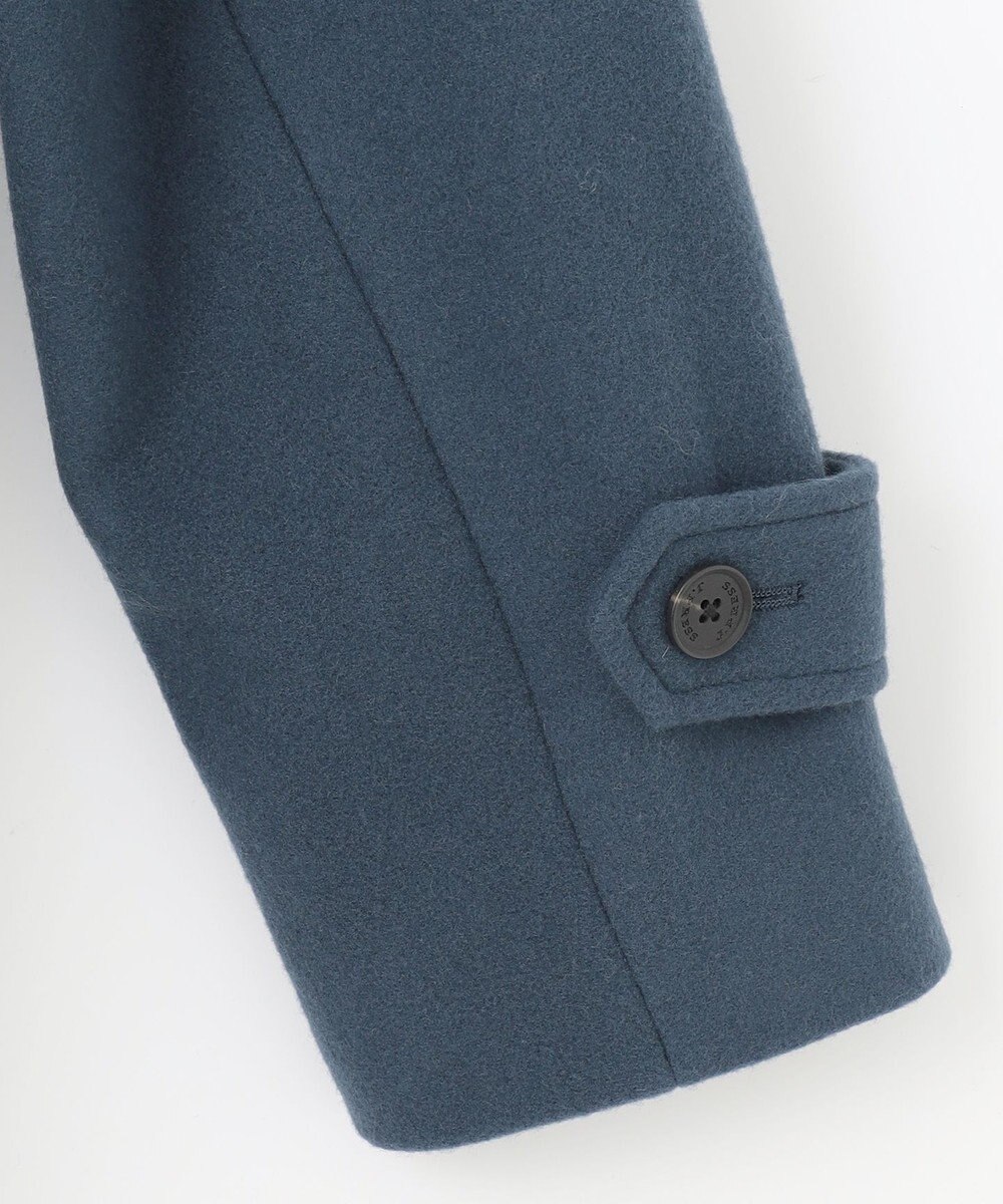 J.PRESS LADIES L Jackal 140sソフトメルトン Pコート 