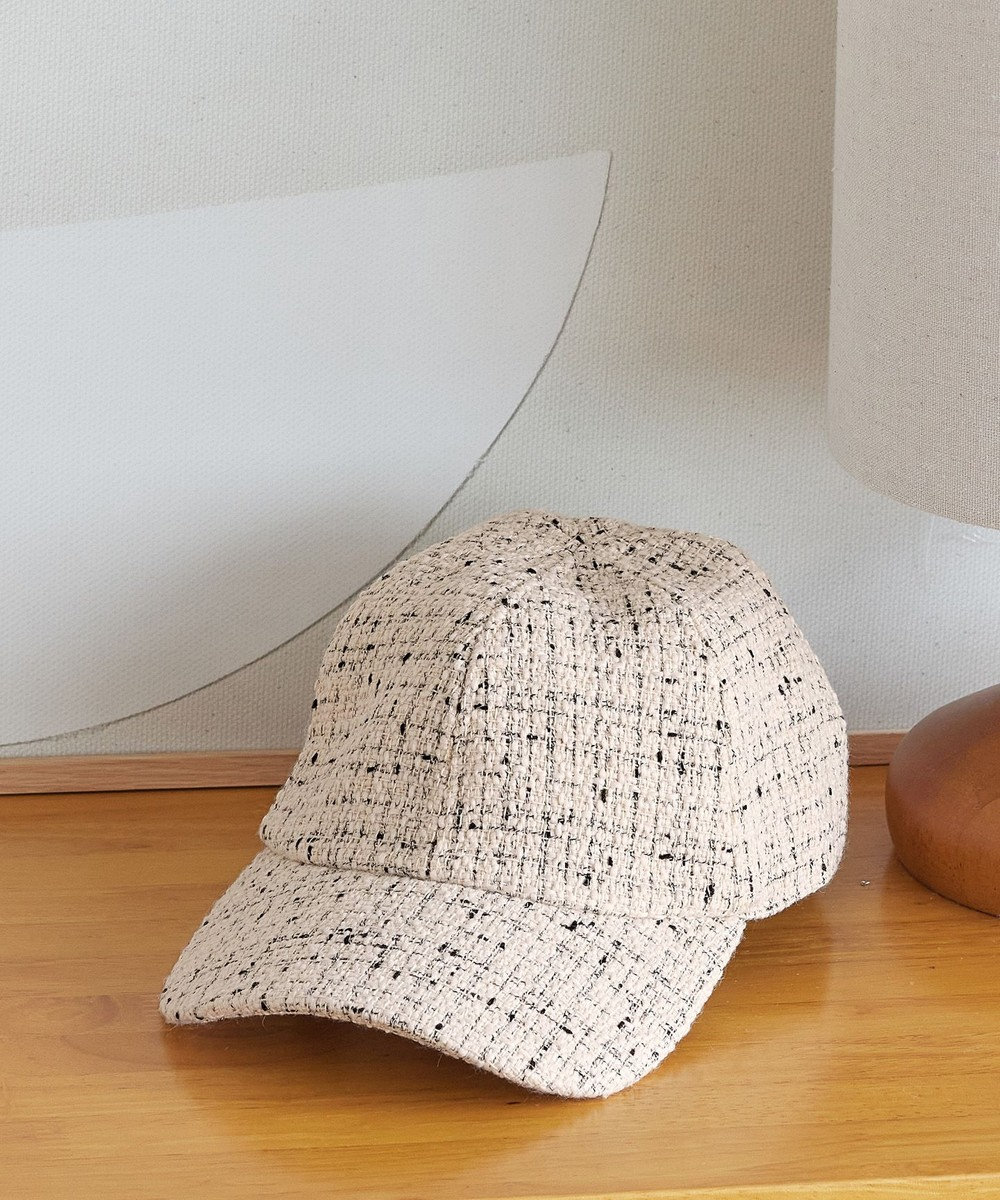 Tiaclasse ツイードキャップ 