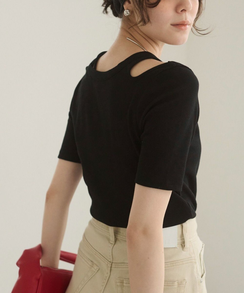 WEGO 【ANGIE VINTAGE】アシンメトリーカットアウトトップス 