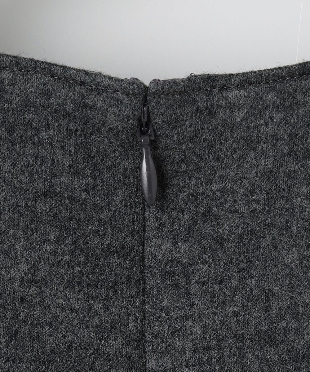 J.PRESS LADIES L 【セットアップ対応】ウールスムース タックディテール ワンピース 