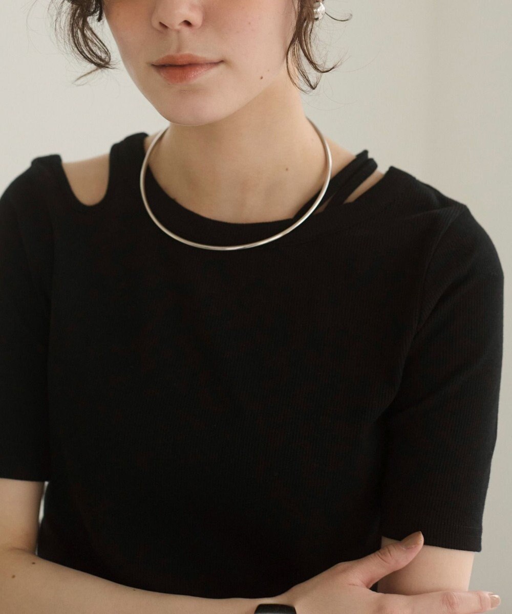 WEGO 【ANGIE VINTAGE】アシンメトリーカットアウトトップス 