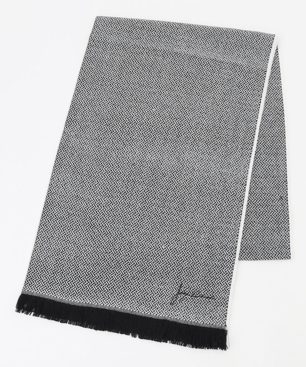 JOSEPH ABBOUD 【フランス製】ブレードライクパターン ストール 