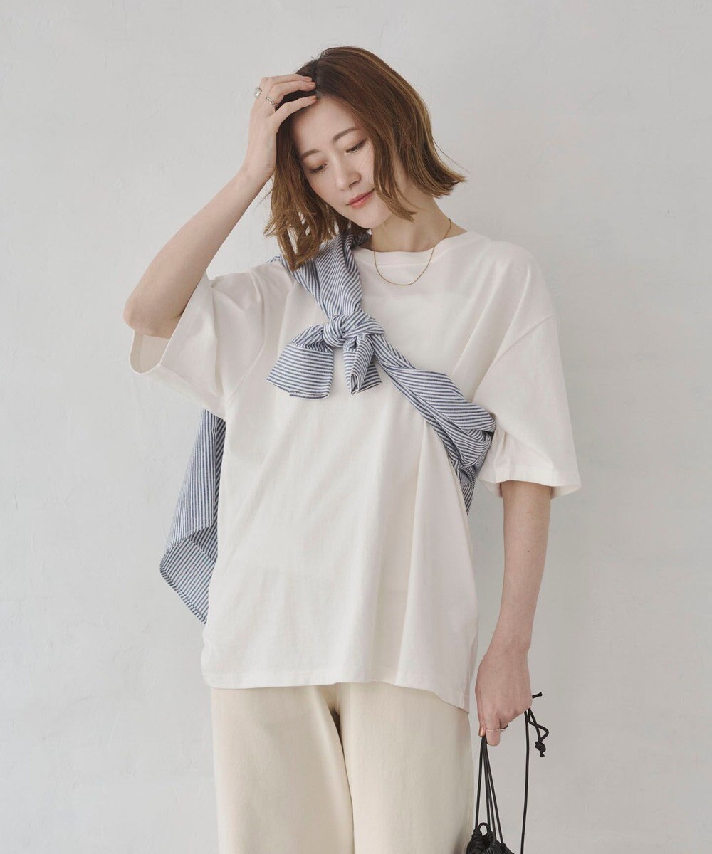 WEGO 【ユニセックス着用ITEM/SMLサイズ展開】コットンクルーネックT（SS） 