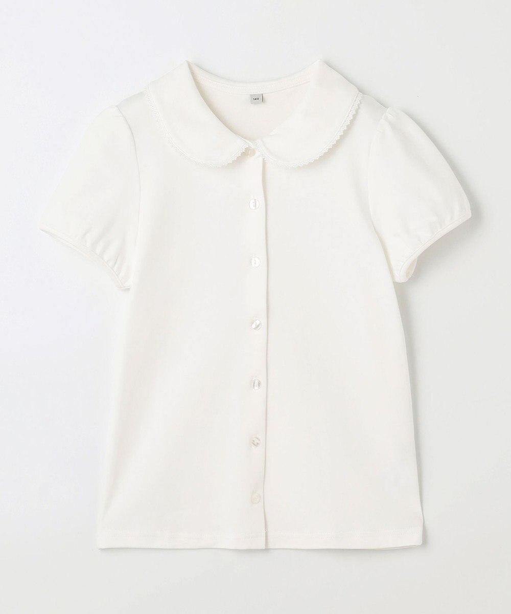 ANY KIDS 丸襟付き 半袖 ブラウス 