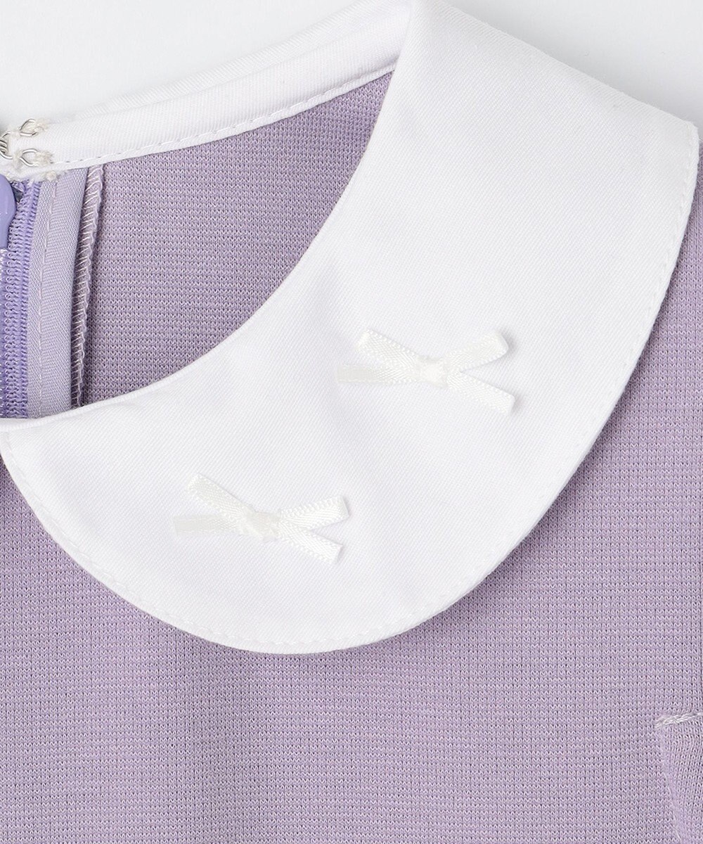 ANY KIDS 襟付きレースボンディングワンピース 