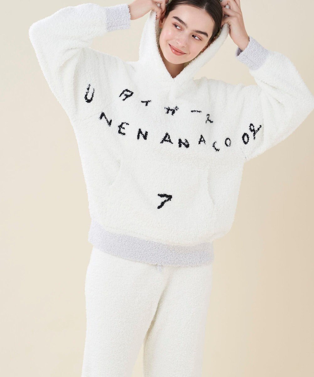 une nana cool MADE WITH 阪神タイガース やわらかモフモフフーディー 