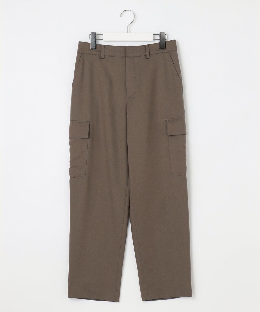 J.PRESS LADIES L 【洗える】ツイルライトストレッチ テーパード カーゴ パンツ 