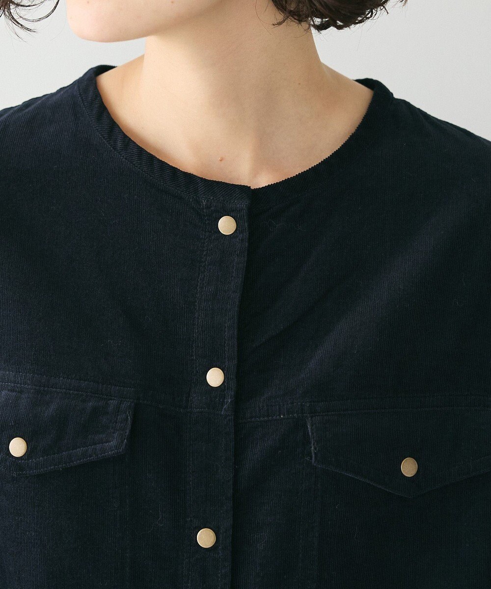 CRAFT STANDARD BOUTIQUE コーデュロイシャツワンピース 