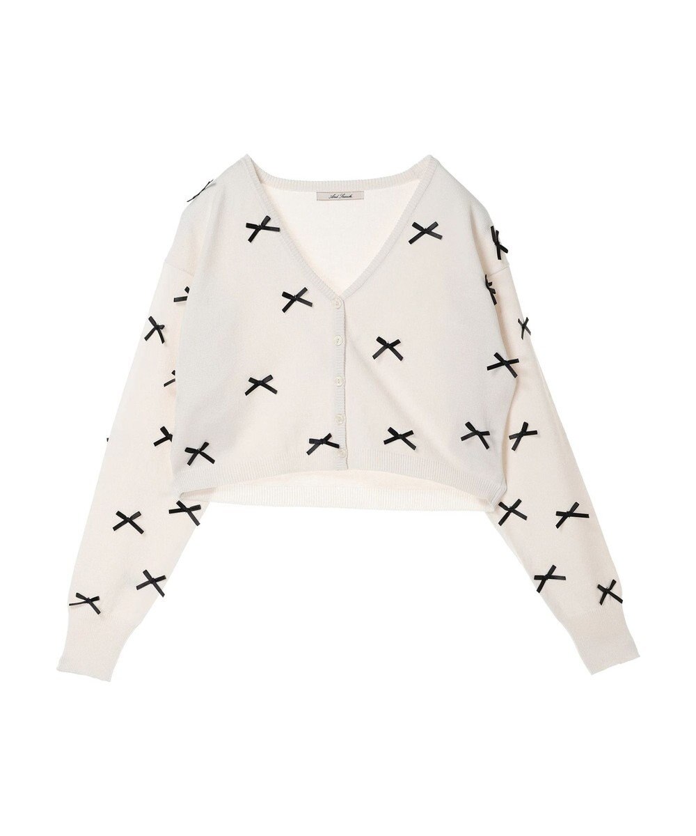 Green Parks ・ＡＮＤ　ＳＥＡＲＣＨ　メニーリボンカーディガン 