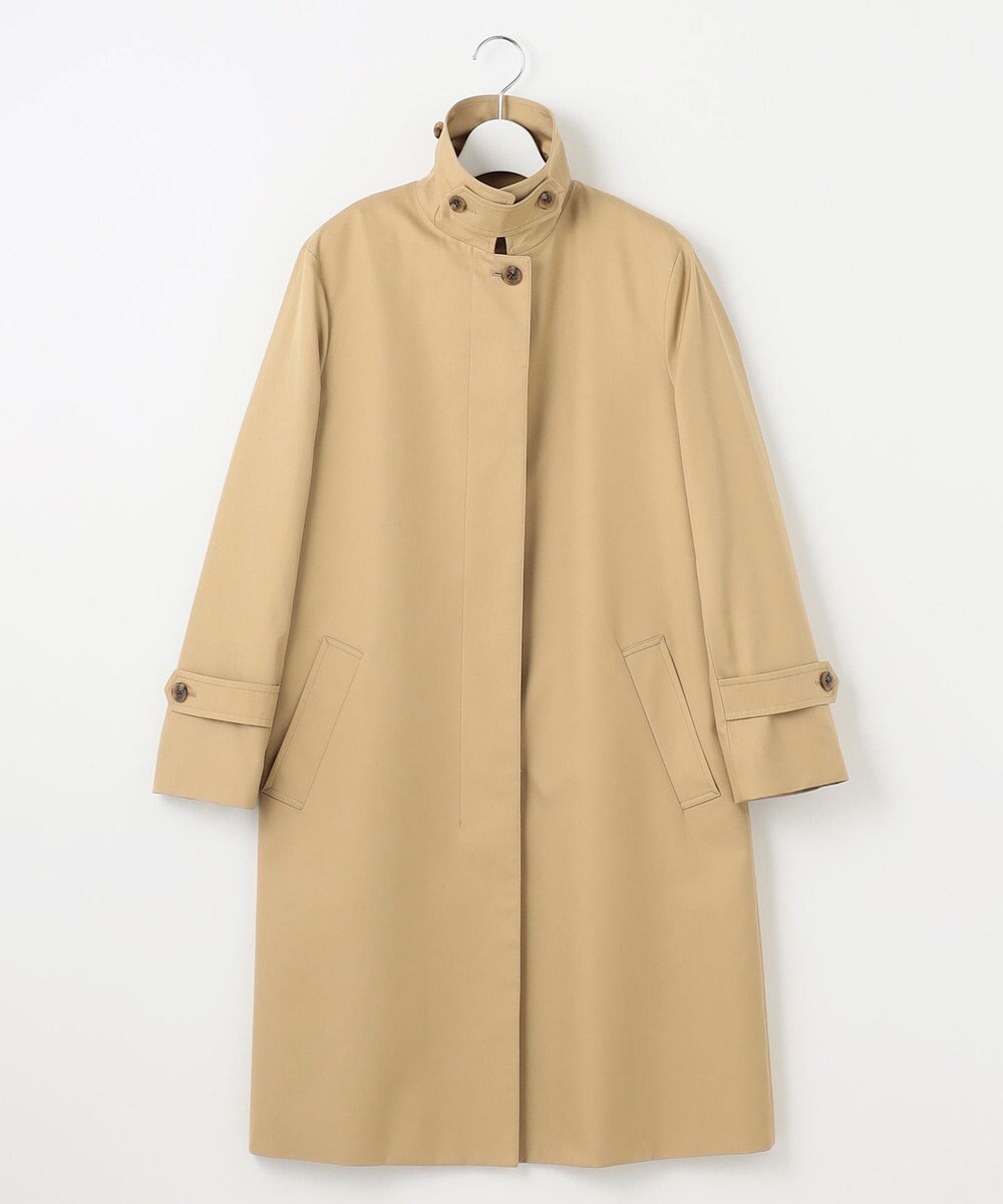 J.PRESS LADIES L コンパクトギャバ ステンカラーコート 