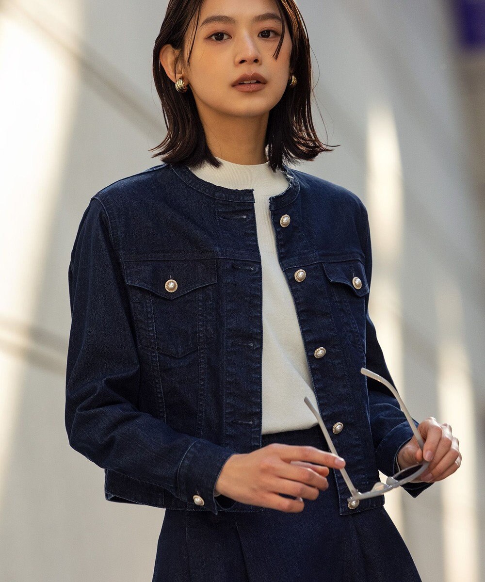 組曲 L 【洗える】Elenaパフスリーブ ニット 