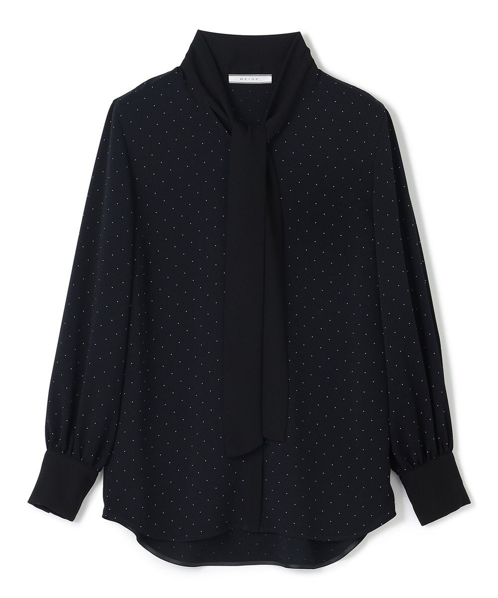 BEIGE， 【WEB限定】MAKALU / ボウタイブラウス 