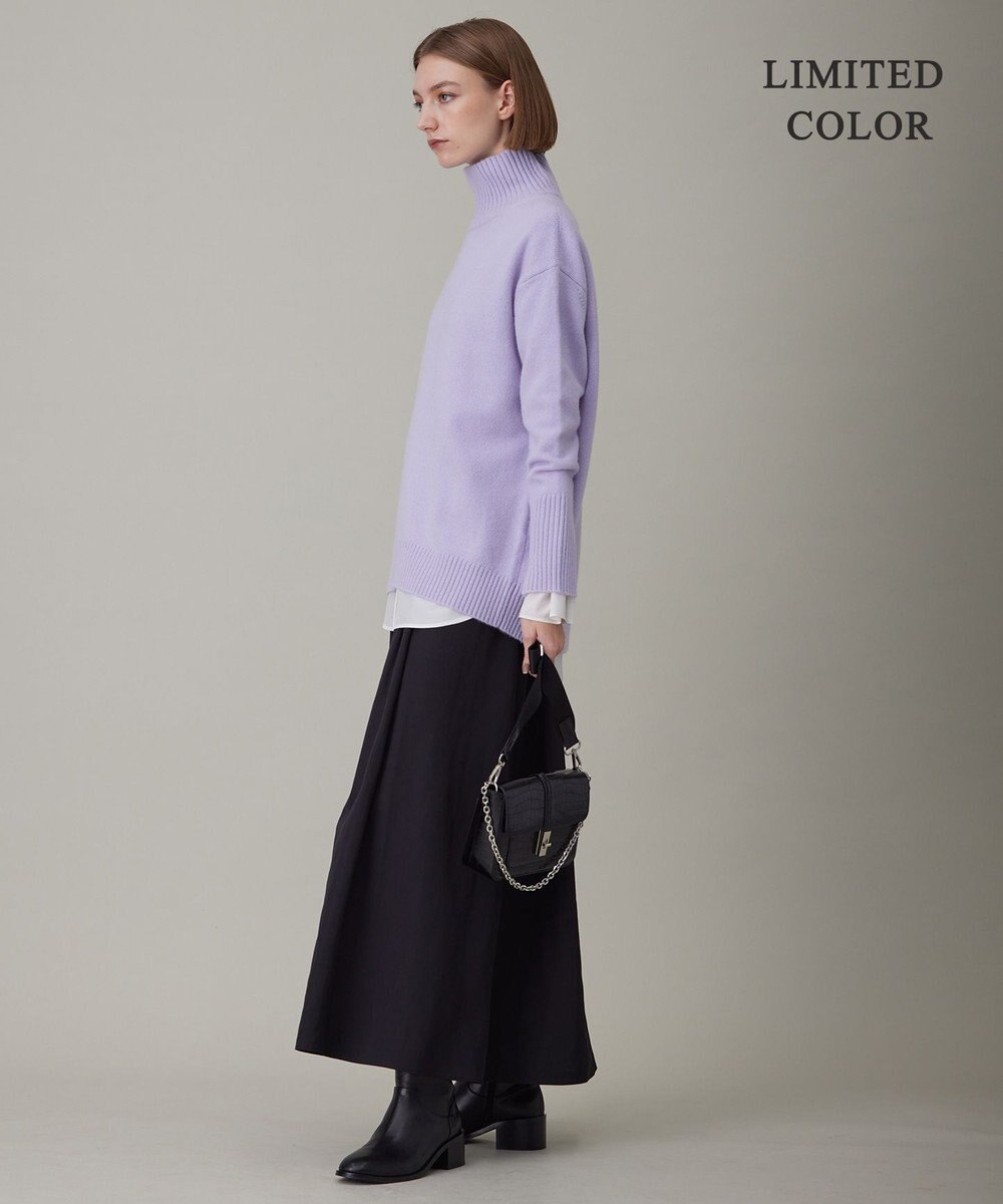 ICB 【新色追加・WEB限定カラーあり】 ソフトカシミヤミックス ハイネックニット 