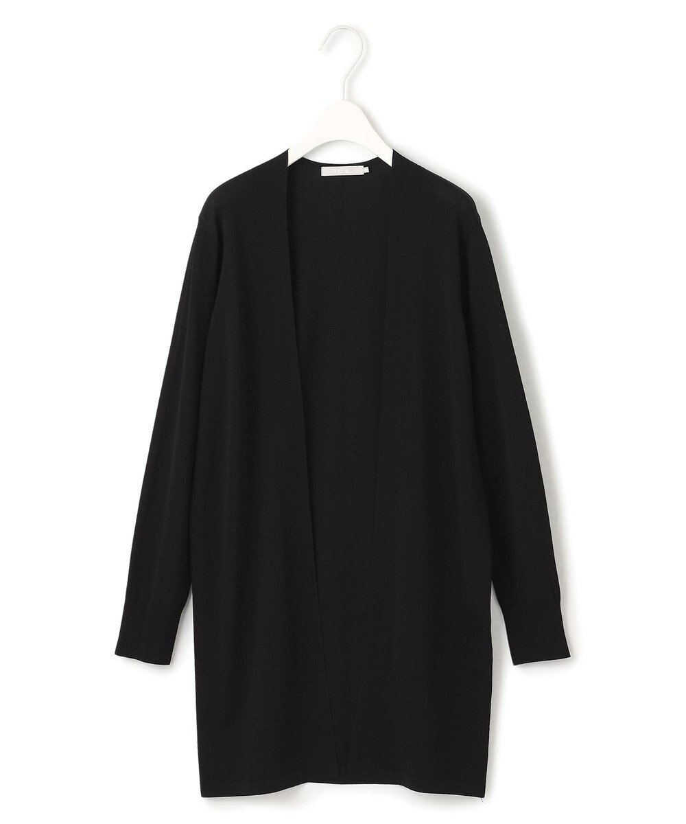 ICB 【洗える】シンセティックハイゲージ ロングカーディガン 