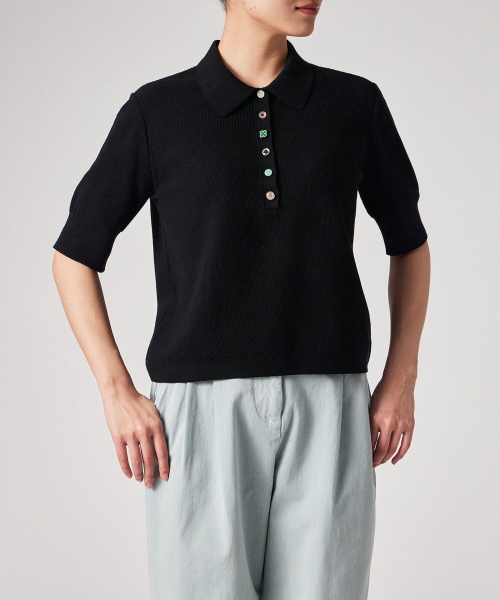 Paul Smith ラッキーチャームボタン ニットポロシャツ 