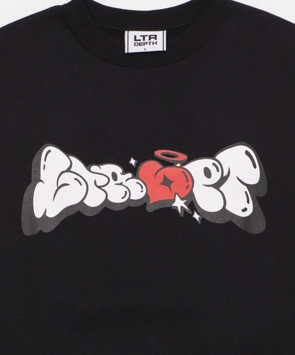 WEGO 【ユニセックス着用ITEM/MLサイズ展開】ハートモチーフプルオーバー 