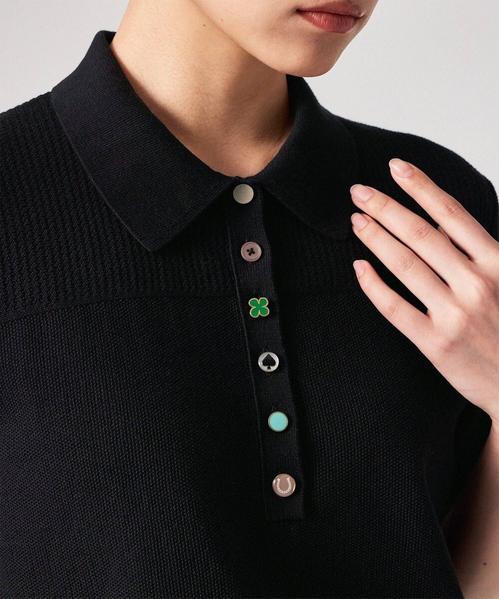 Paul Smith ラッキーチャームボタン ニットポロシャツ 