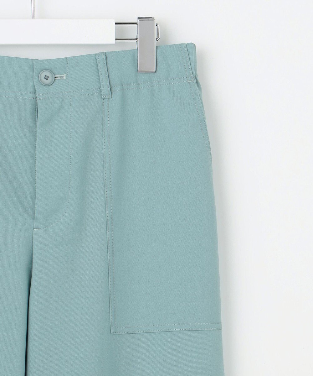 自由区 L 【洗える】ストレッチライトツイルベイカー パンツ 