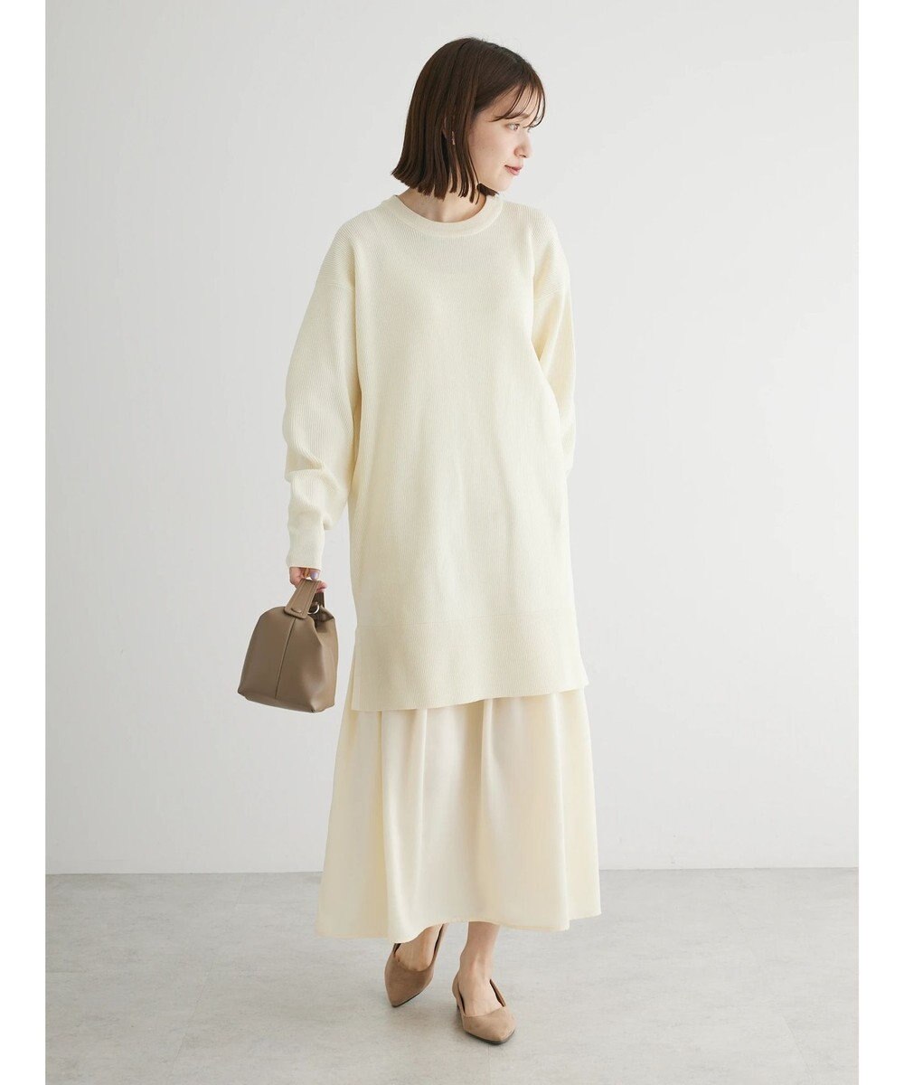 Green Parks ＳＥＴ２点　ニットチュニック＋キャミワンピース 