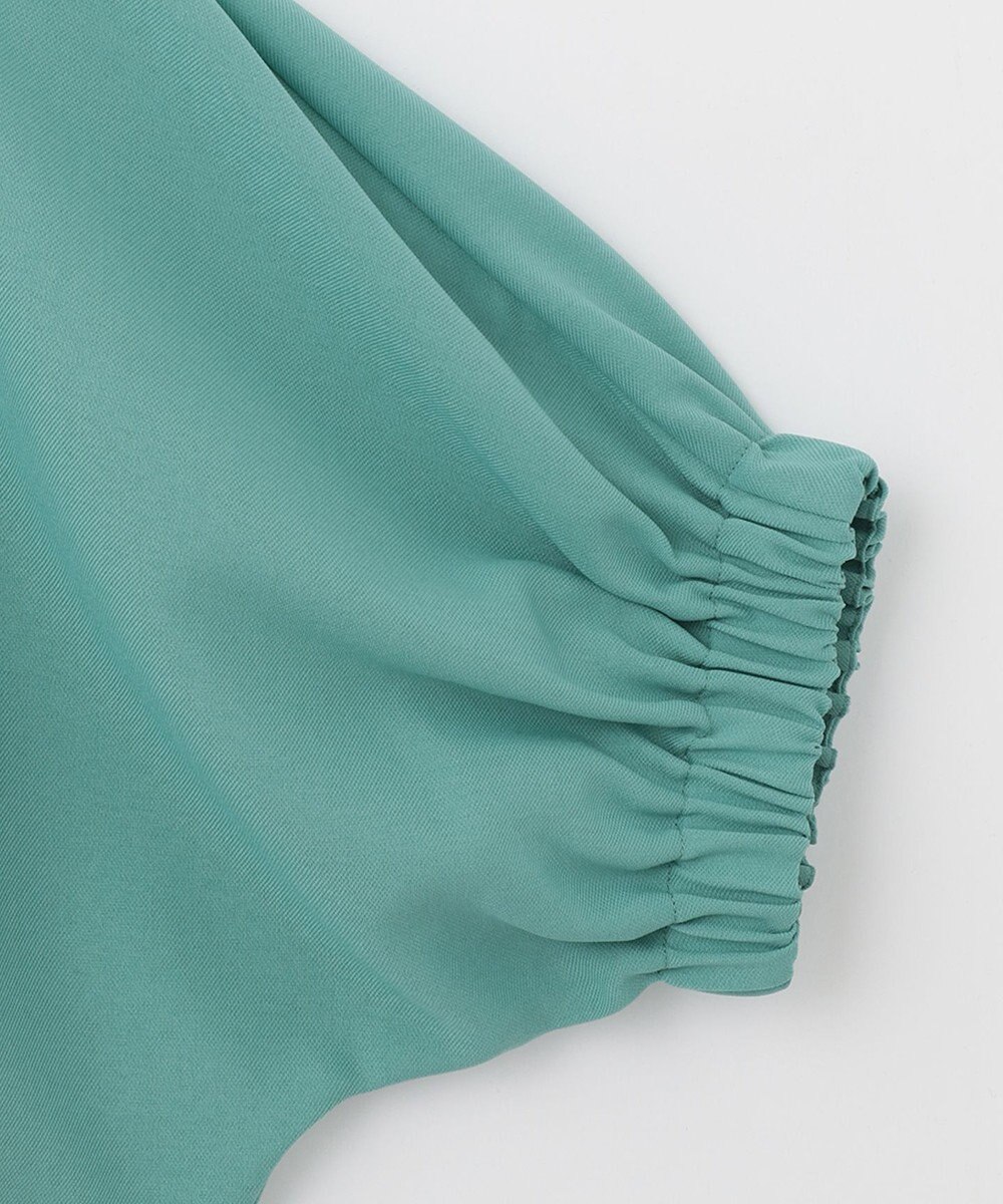 ANY 【洗える】デザインスリーブとろみ ブラウス 