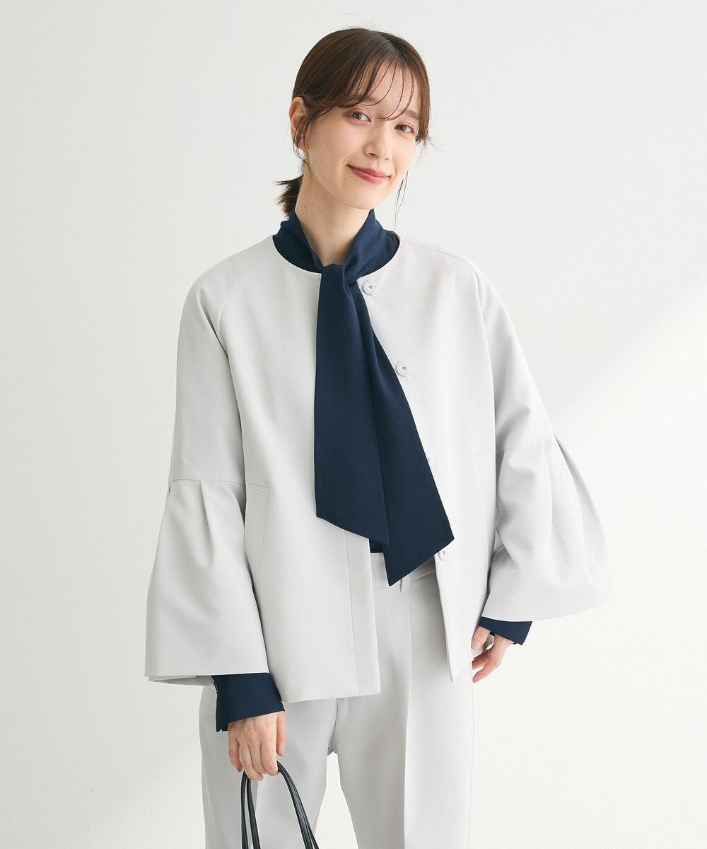 Green Parks ef-de タック袖ラグランジャケット 