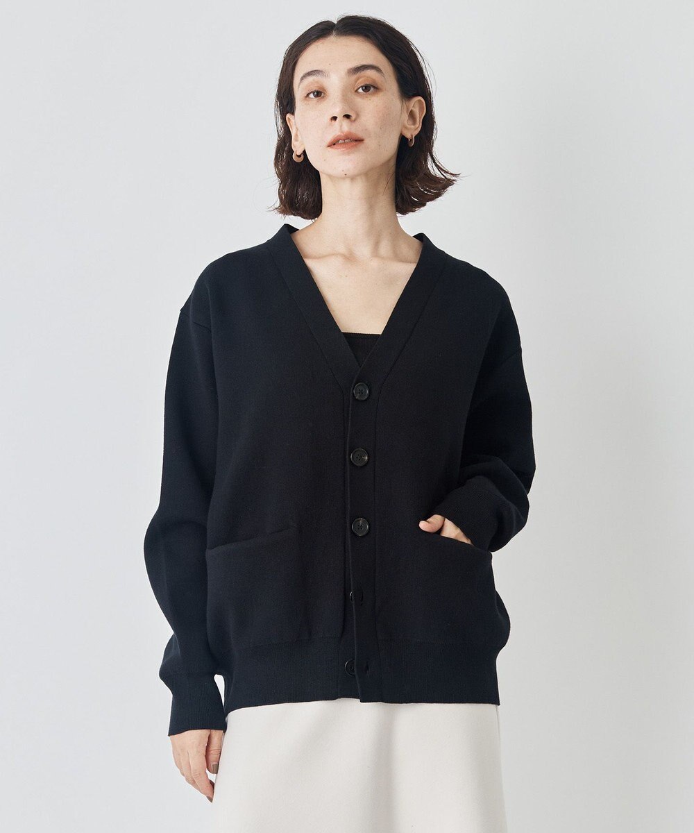 UNFILO MENS 【男女兼用/新色追加】スウェットライク ニットカーディガン [24年秋冬商品] 