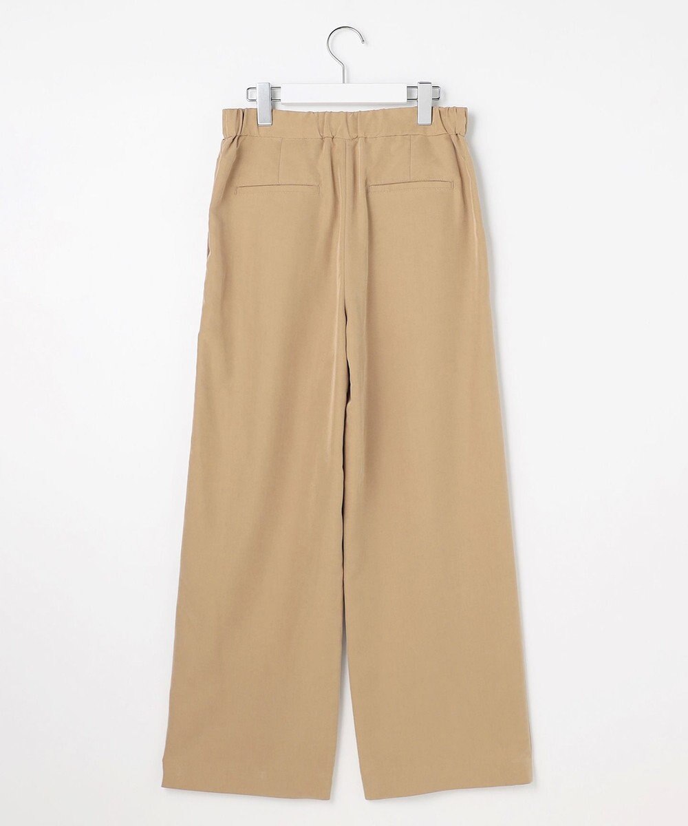 J.PRESS LADIES ピーチポプリン ワイド パンツ 