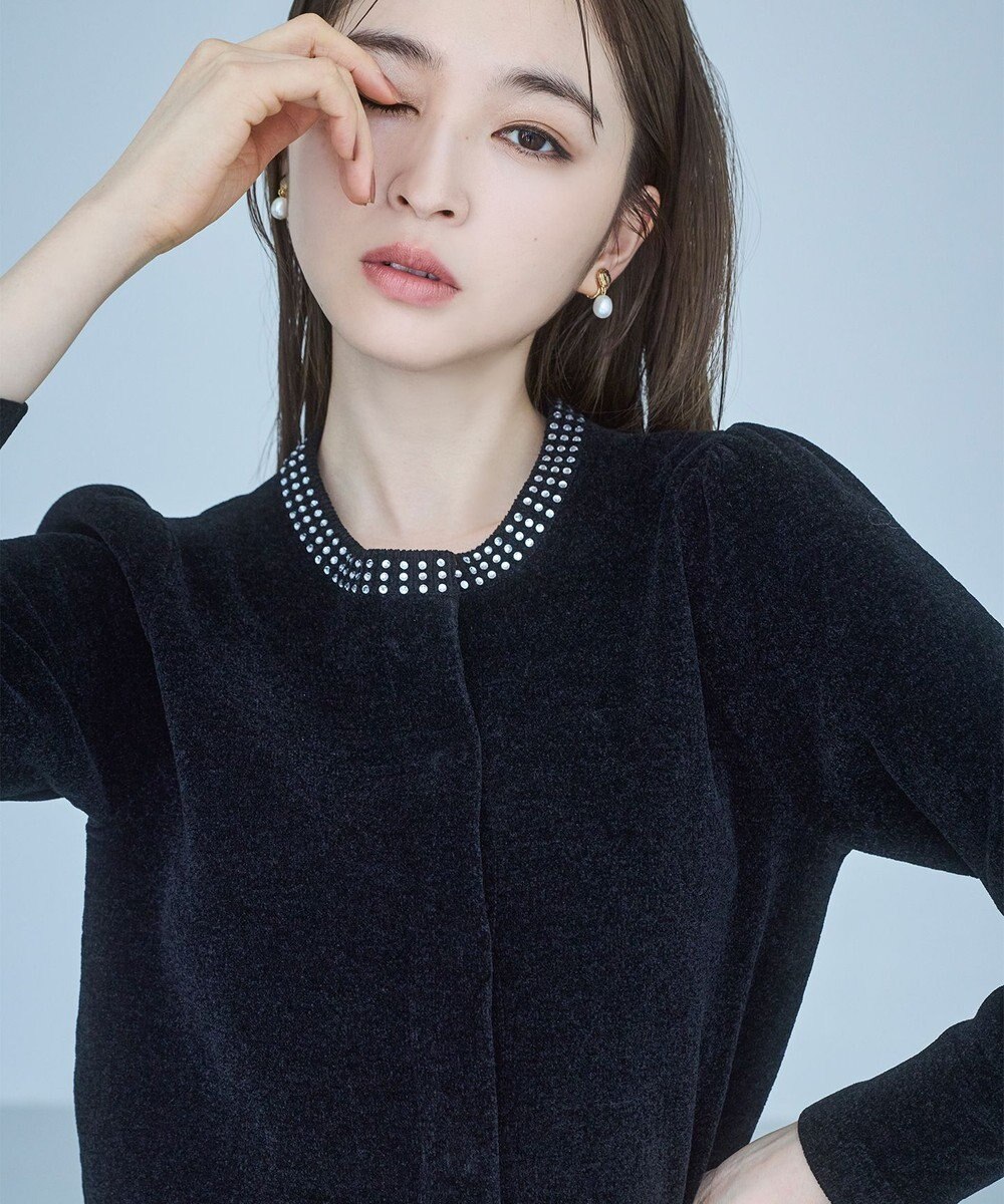 TOCCA MIDNIGHT VELVET ニットジャケット 