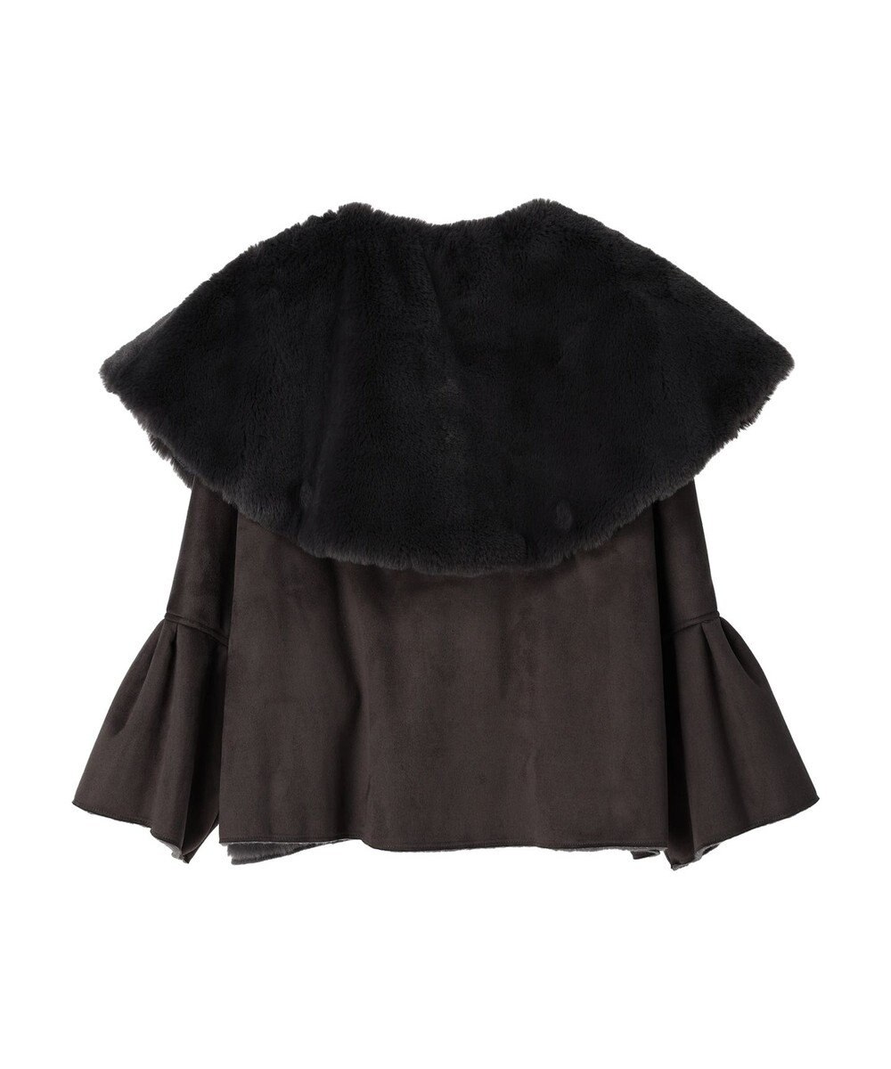 Green Parks ■ＥＳＣＡＲ　フラッフィーケープ付ショートコート 