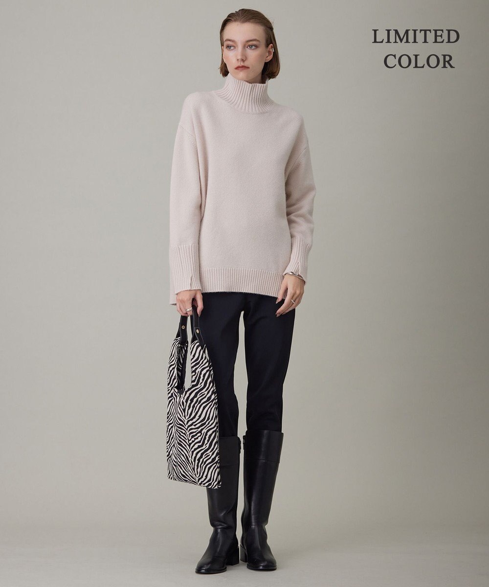 ICB 【新色追加・WEB限定カラーあり】 ソフトカシミヤミックス ハイネックニット 