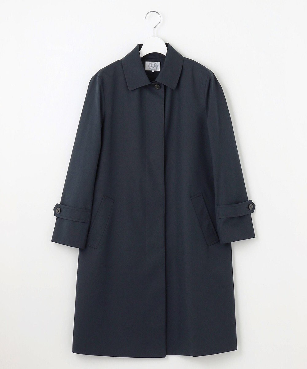 J.PRESS LADIES L コンパクトギャバ ステンカラーコート 